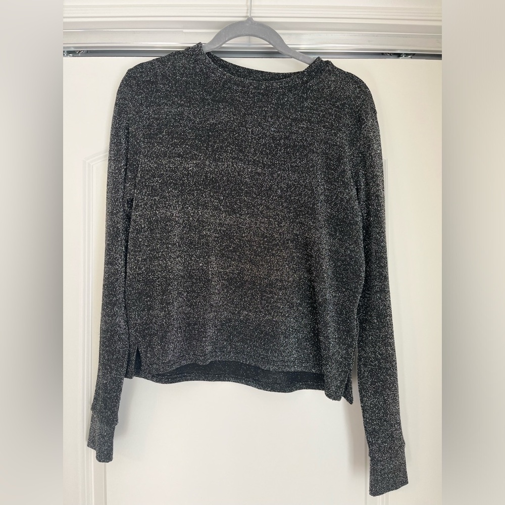 Black sparkle top
